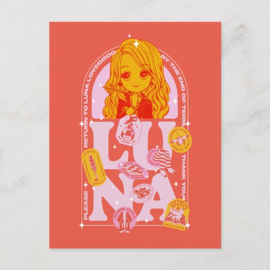 HARRY POTTER™ | Rückkehr nach Luna Lovegood Postkarte (Vorderseite)