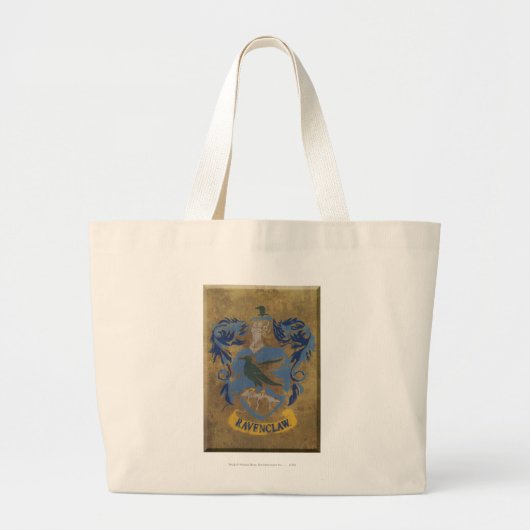 Harry Potter | Rustikale Ravenclaw-Malerei Jumbo Stoffbeutel (Vorne)