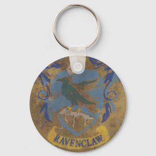 Harry Potter Rustikale Ravenclaw-Malerei Schlüsselanhänger