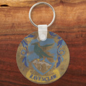 Harry Potter | Rustikale Ravenclaw-Malerei Schlüsselanhänger (Vorderseite)