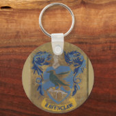 Harry Potter | Rustikale Ravenclaw-Malerei Schlüsselanhänger (Vorderseite)