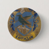 Harry Potter | Rustikales Ravenclaw-Gemälde Button (Vorderseite)