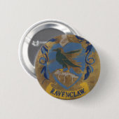 Harry Potter | Rustikales Ravenclaw-Gemälde Button (Vorne & Hinten)