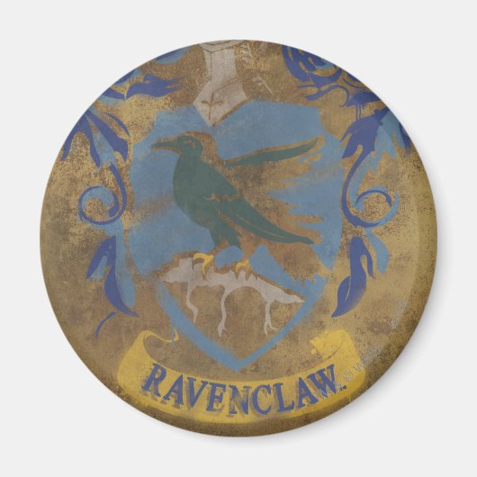 Harry Potter | Rustikales Ravenclaw-Gemälde Magnet (Vorne)