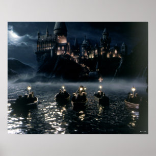 Harry Potter Schloss   Ankunft in Hogwarts Poster