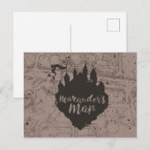 Harry Potter | Schloss HOGWARTS™ Marauder's Map Postkarte (Vorne/Hinten)