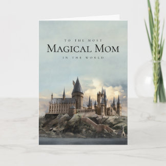 Harry Potter Schloss Hogwarts Muttertag Karte