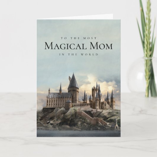 Harry Potter Schloss Hogwarts Muttertag Karte (Vorderseite)