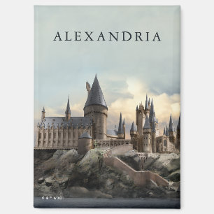 Harry Potter   Schloss Hogwarts Tageslicht Magnet