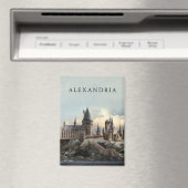 Harry Potter | Schloss Hogwarts Tageslicht Magnet (In Situ (Geschirrspüler))