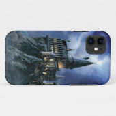 Harry Potter Schloss | Mondbeschienenes Hogwarts Case-Mate iPhone Hülle (Rückseite (Horizontal))