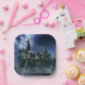 Harry Potter Schloss | Mondbeschienenes Hogwarts Pappteller (Party)