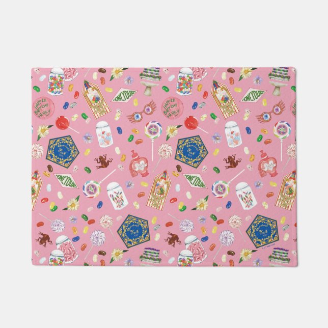 HARRY POTTER™ | Schokoladenfrosch und -muster Fußmatte (Vorderseite)