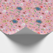 HARRY POTTER™ | Schokoladenfrosch und -muster Geschenkpapier (Ecke)