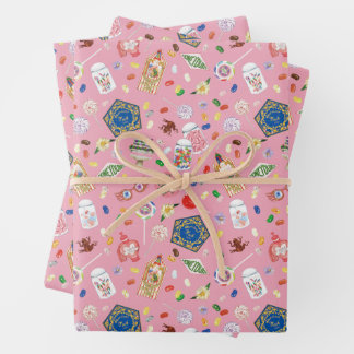 HARRY POTTER™ | Schokoladenfrosch und -muster Geschenkpapier Set