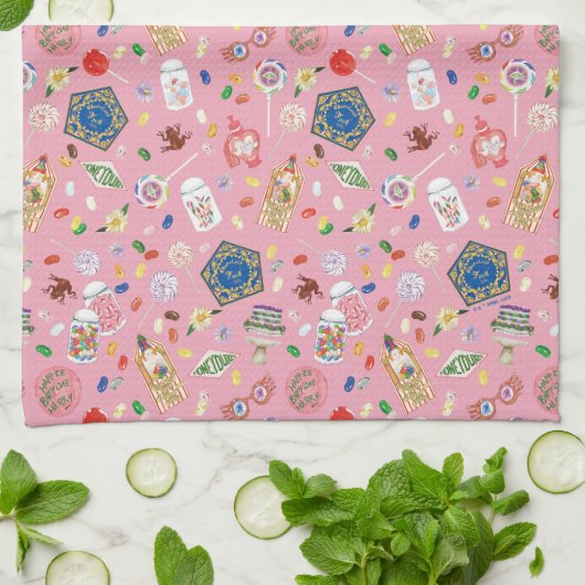 HARRY POTTER™ | Schokoladenfrosch und -muster Geschirrtuch (Gefaltet)