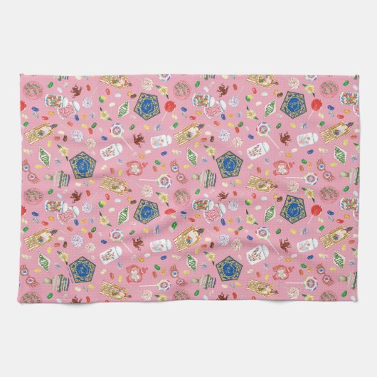 HARRY POTTER™ | Schokoladenfrosch und -muster Geschirrtuch (Horizontal)