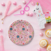 HARRY POTTER™ | Schokoladenfrosch und -muster Pappteller (Party)