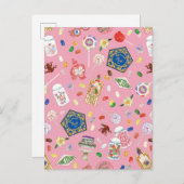 HARRY POTTER™ | Schokoladenfrosch und -muster Postkarte (Vorne/Hinten)