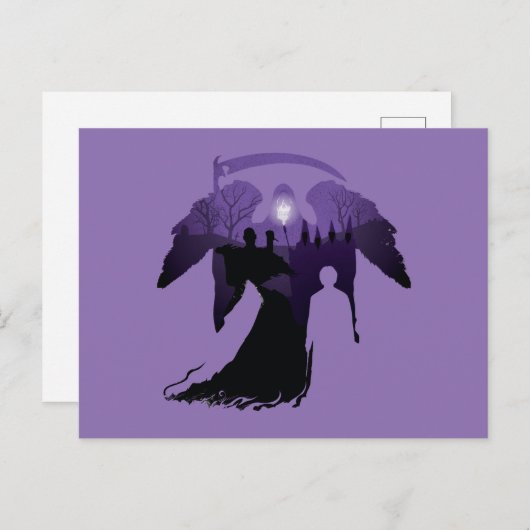Harry Potter | Silhouette des Todes Postkarte (Vorne/Hinten)