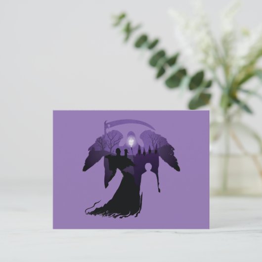 Harry Potter | Silhouette des Todes Postkarte (Stehend Vorderseite)