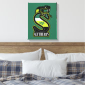 HARRY POTTER™ | SLYTHERIN™ Athletic Badge Leinwanddruck (Insitu (Schlafzimmer))