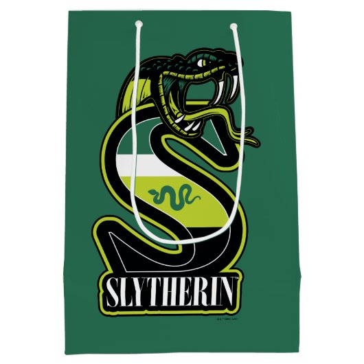 HARRY POTTER™ | SLYTHERIN™ Athletisches Abzeichen Mittlere Geschenktüte (Rückseite)