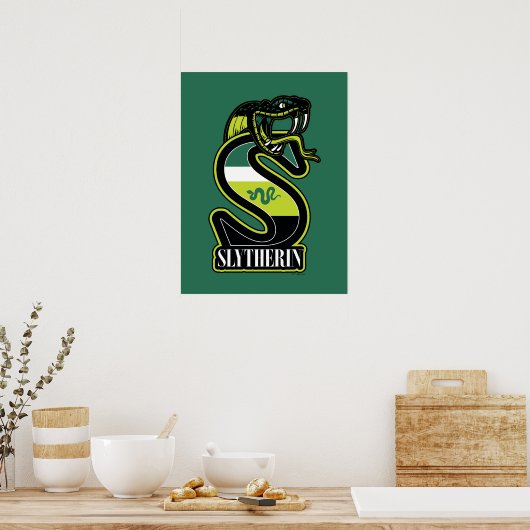 HARRY POTTER™ | SLYTHERIN™ Athletisches Abzeichen Poster (Küche)