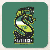 HARRY POTTER™ | SLYTHERIN™ Athletisches Abzeichen Rechteckiger Pappuntersetzer (Vorderseite)