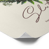 HARRY POTTER™ SLYTHERIN™ Blumengrafik Poster (Ecke)