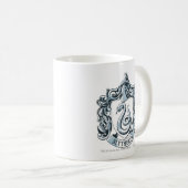 Harry Potter | Slytherin Crest - Ice Blue Kaffeetasse (VorderseiteRechts)