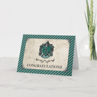 Harry Potter | Slytherin Glückwunsch Karte