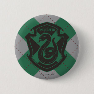 Harry Potter   Slytherin Haus Stolz Wappen Button