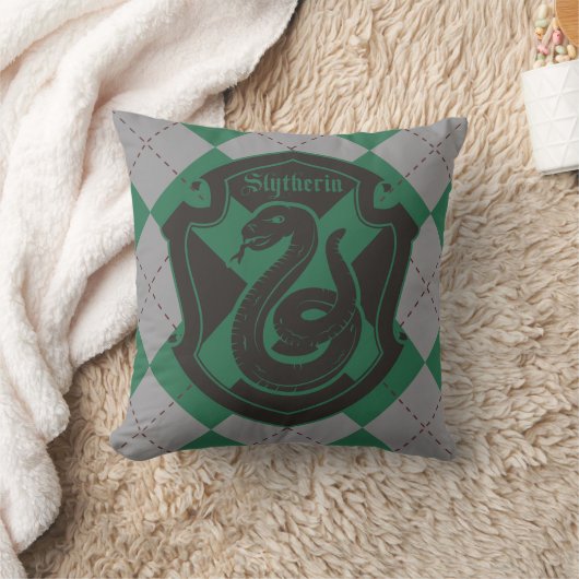 Harry Potter | Slytherin House Pride Crest Kissen (Decke)