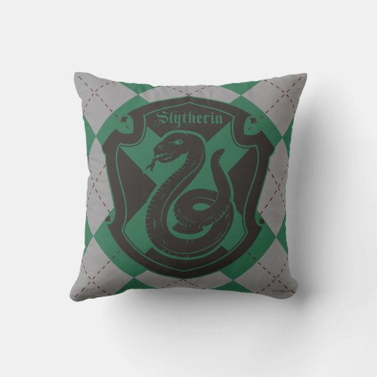 Harry Potter | Slytherin House Pride Crest Kissen (Rückseite)