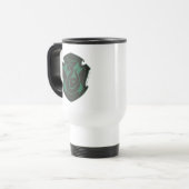 Harry Potter | Slytherin House Pride Crest Reisebecher (Vorderseite Links)