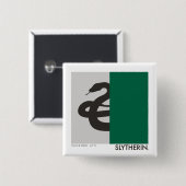 Harry Potter | Slytherin House Pride Graphic Button (Vorne & Hinten)