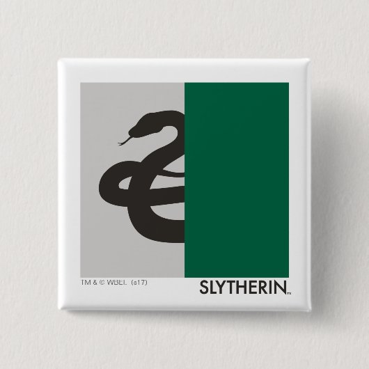 Harry Potter | Slytherin House Pride Graphic Button (Vorderseite)