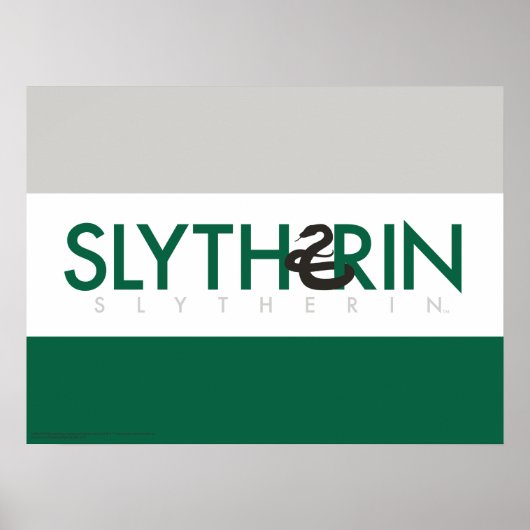 Harry Potter | Slytherin House Pride Logo Poster (Vorne)
