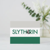 Harry Potter | Slytherin House Pride Logo Postkarte (Stehend Vorderseite)