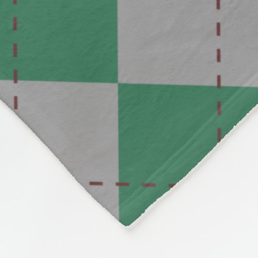 Harry Potter | Slytherin House Pride Wappen Fleecedecke (Ecke)