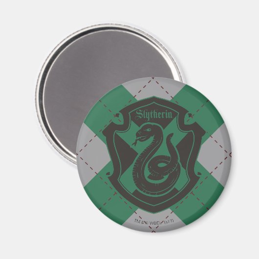 Harry Potter | Slytherin House Pride Wappen Magnet (Vorderseite/Rückseite)