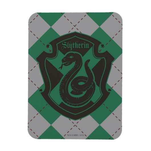 Harry Potter | Slytherin House Pride Wappen Magnet (Vertikal)