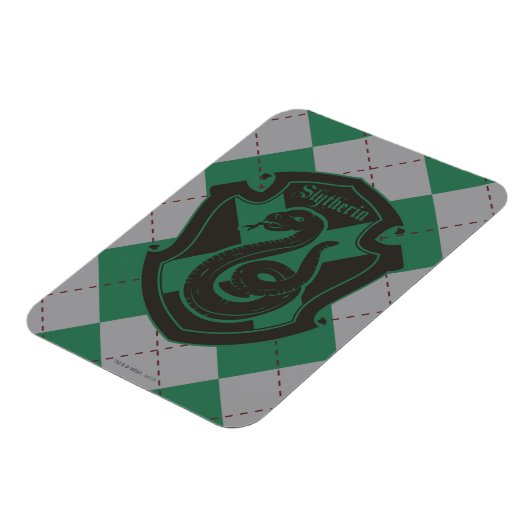 Harry Potter | Slytherin House Pride Wappen Magnet (Linke Seite)