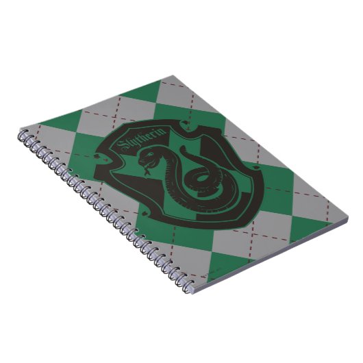 Harry Potter | Slytherin House Pride Wappen Notizblock (Rechte Seite)