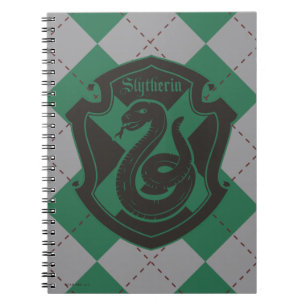 Harry Potter   Slytherin House Pride Wappen Notizblock
