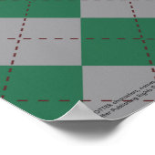 Harry Potter | Slytherin House Pride Wappen Poster (Ecke)