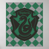 Harry Potter | Slytherin House Pride Wappen Poster (Vorne)