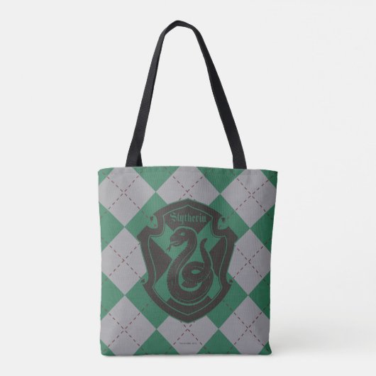Harry Potter | Slytherin House Pride Wappen Tasche (Rückseite)