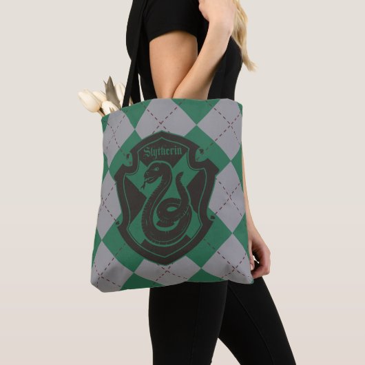 Harry Potter | Slytherin House Pride Wappen Tasche (Von Nahem)